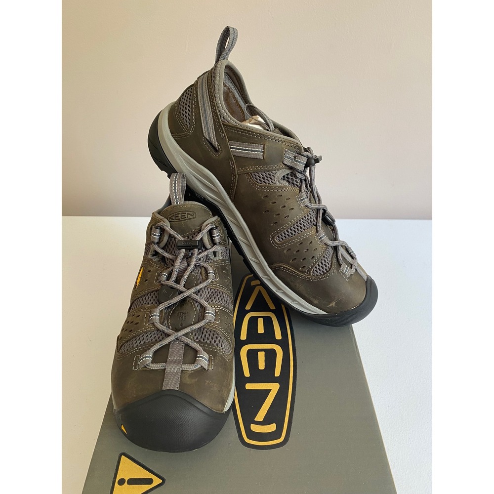 KEEN Utility Atlanta Cool II ESD Steel Toe Work Shoes Mens 10.5 EE 1023217EE